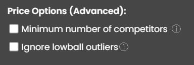NeuroPrice advanced settings #2