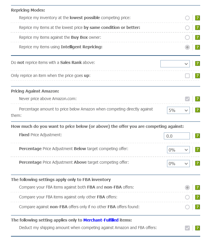 repriceit settings #2
