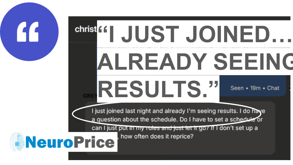 Testimonial from NeuroPrice member