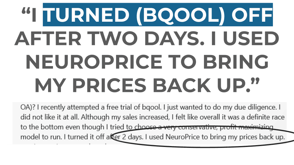 neuroprice member using NeuroPrice to raise their Amazon prices